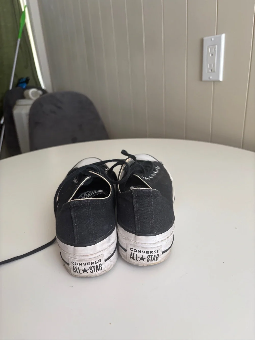 Converse Black Low Top Canvas Sneakers